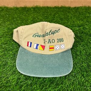 Vintage Guadalupe T-AO 200 Gray Cotton SnapBack Adjustable Baseball Hat Cap CH21